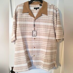 NWT: Montique tan walking suit 2XL/42W